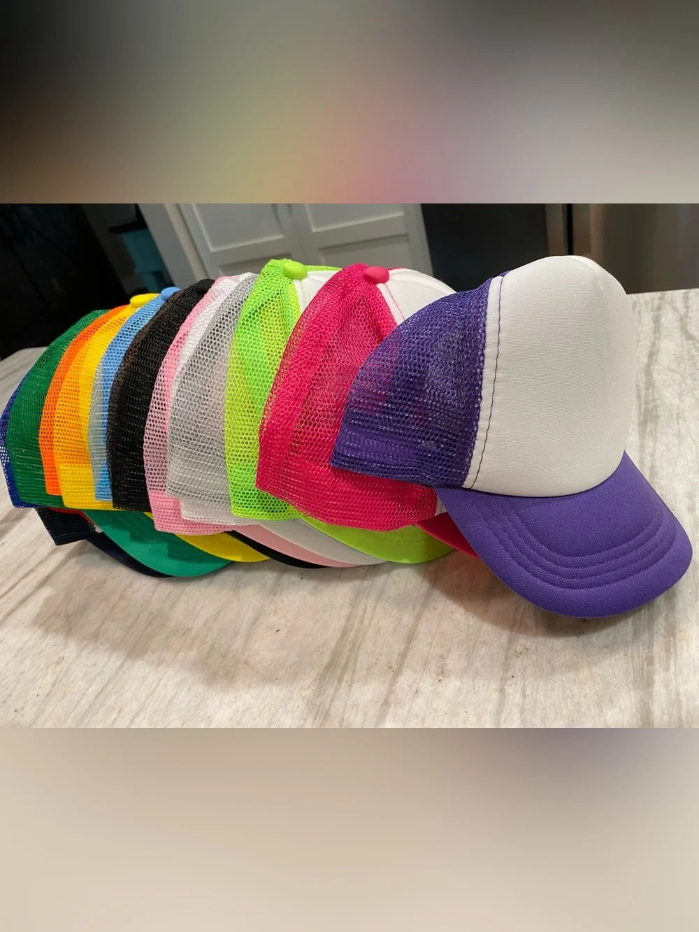 BRAND NEW IN BOX lot of 15 kids 5 panel trucker hats